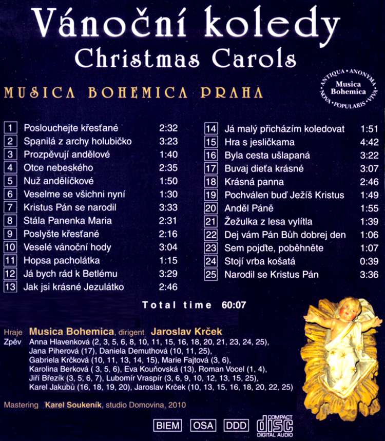 Vánoční koledy Christmas Carols CD