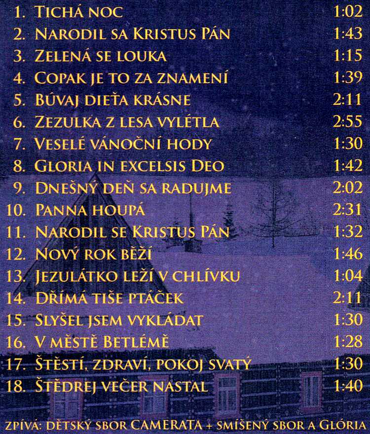 KOLEDY české a slovenské CD