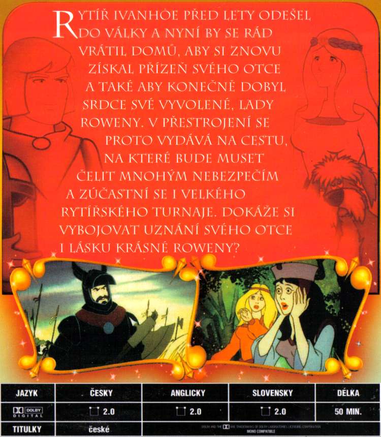 IVANHOE dvd