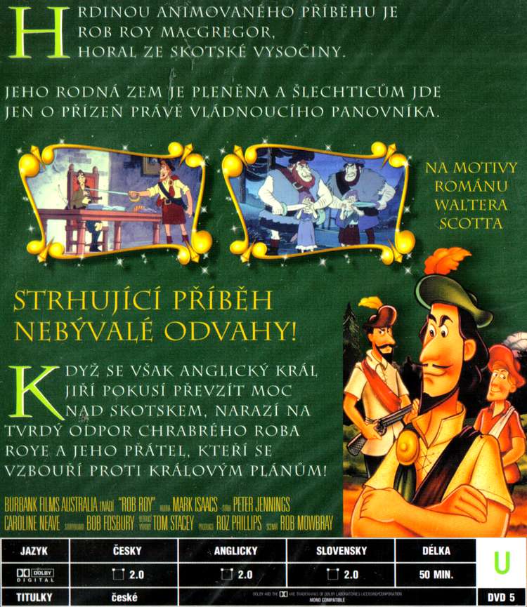 ZBOJNÍK ROY dvd