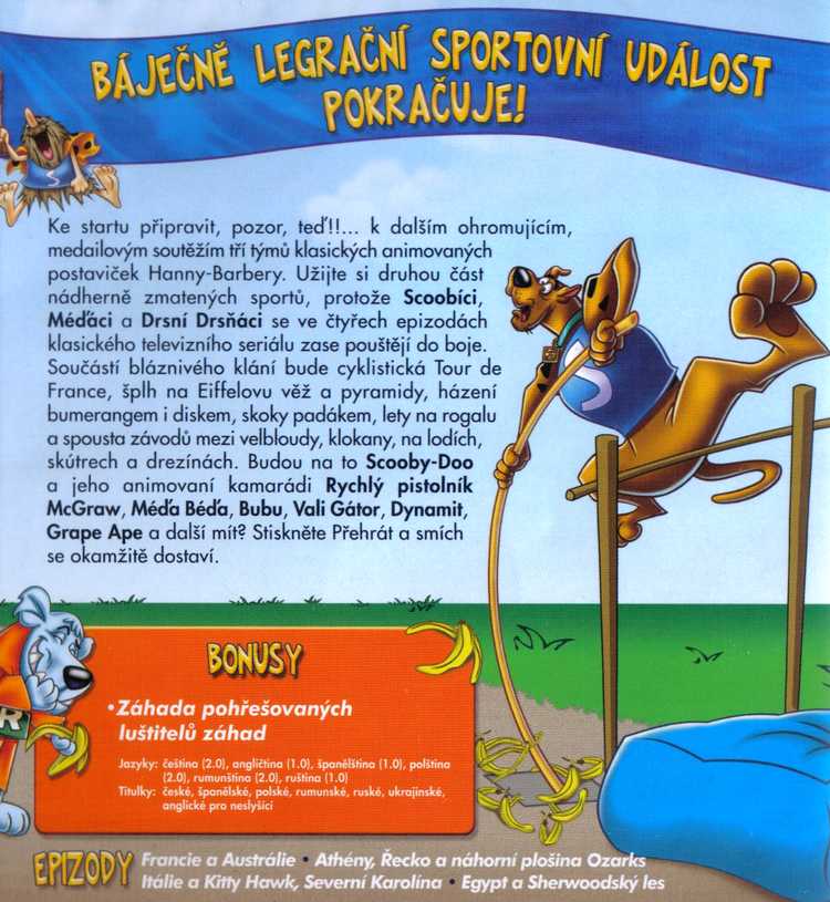 Scooby-Doo na Olympiádě DVD 2. díl