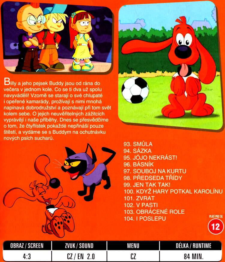 Billy a Buddy DVD 10. disk