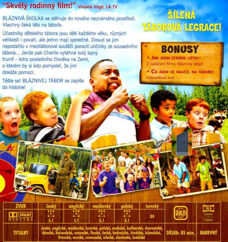 BLÁZNIVEJ TÁBOR dvd