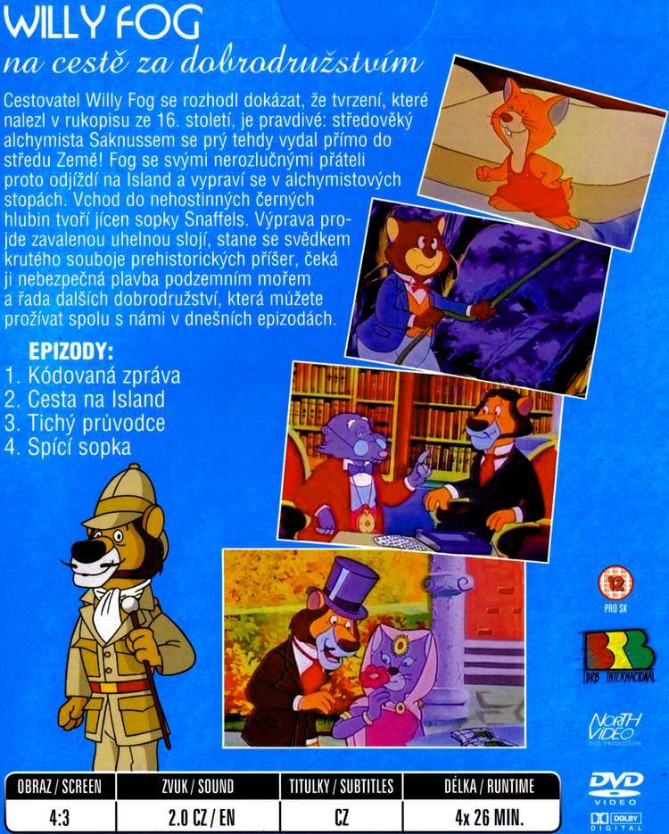WILLY FOG: CESTA DO STŘEDU ZEMĚ dvd 1