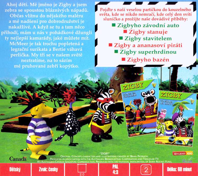 ZIGBY SUPERHRDINA dvd